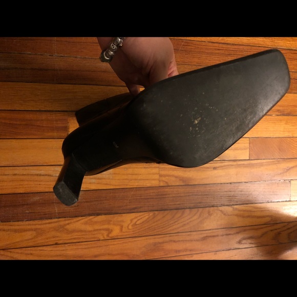 Black high heel boots size 10 - Picture 3 of 8